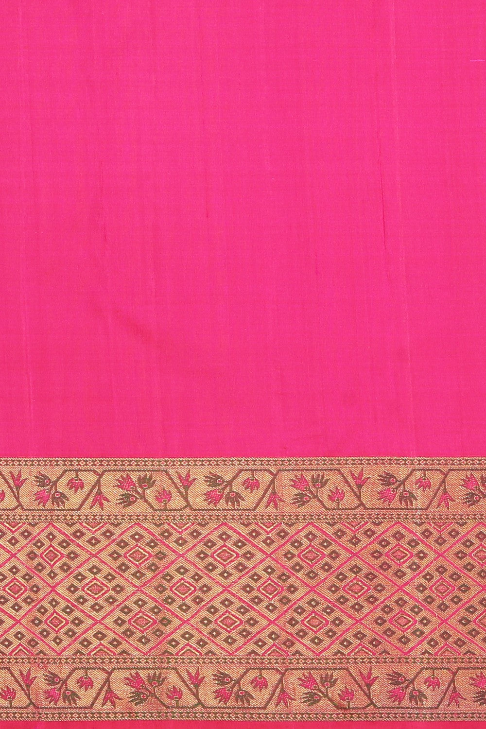 Image of Arani Silk Brocade Pink Saree